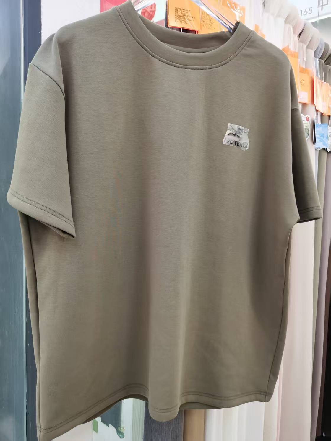 80%Cotton 15%Polyester5%Spandex260gsm Air-Layer Knitted Fabric Sweatshirt Garments.