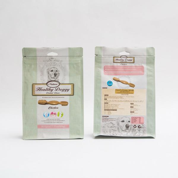 Doggy сумки корма для домашних животных 17.77OZ 75mm упаковывая зубоврачебный жует плоский нижний мешок с молнией