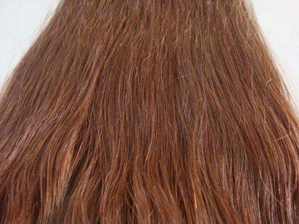Blonde Textured Human Hair Extensions Straight Natural Texture Hair Extensions