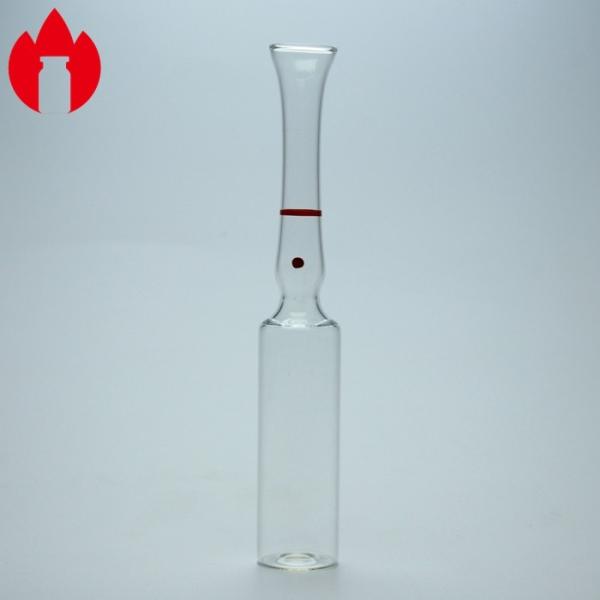 Открытая медицинская ампула боросиликатного стекла 1ml витамина C - 20ml