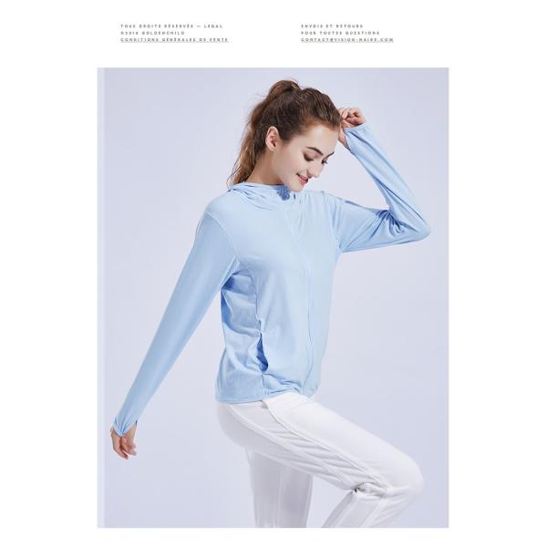 Длиннорукавная дамская спортивная футболка, фитнес-костюм для йоги.