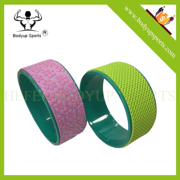 1.25kg Dharma Yoga Wheel , TPE / ABS Cork Yoga Wheel With Private Label