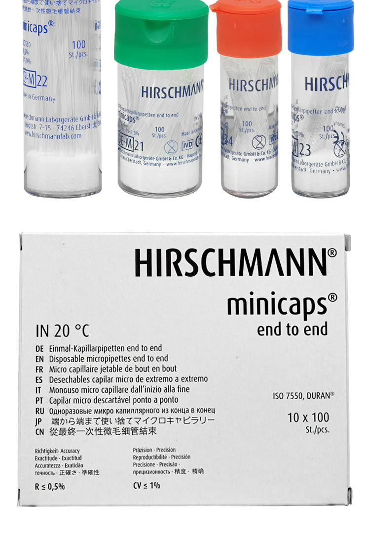 Quantitative Capillary Micro Pipettes 1ul/2ul/3ul/4ul/5ul/10ul/100 Pieces Material None Made in China
