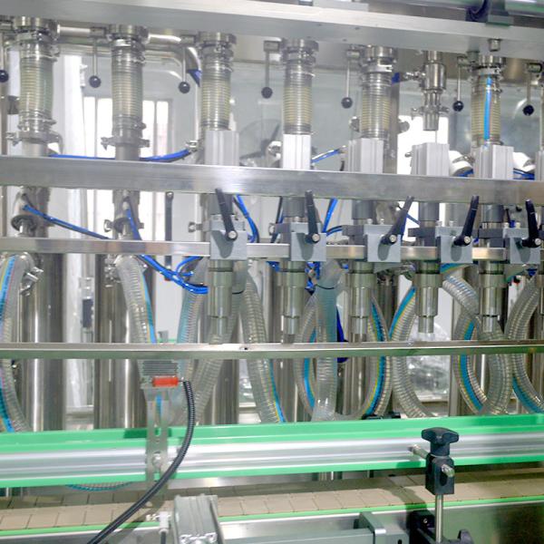 Máquina de enchimento a quente de óleo lubrificante de 10 cabeças de pistão certificada CE/ISO9001
