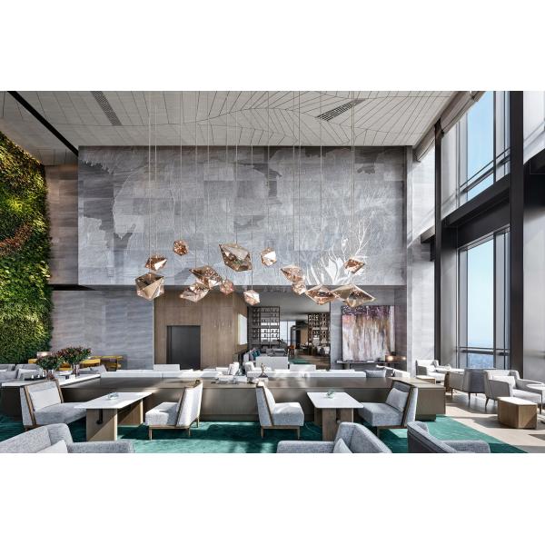 Современной софа размера лобби гостиницы подгонянная мебелью установила шкафы стены