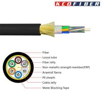 Outdoor All Dielectric Self Supporting SM G652D 12fo 96fo Fiber Optical Cable ADSS