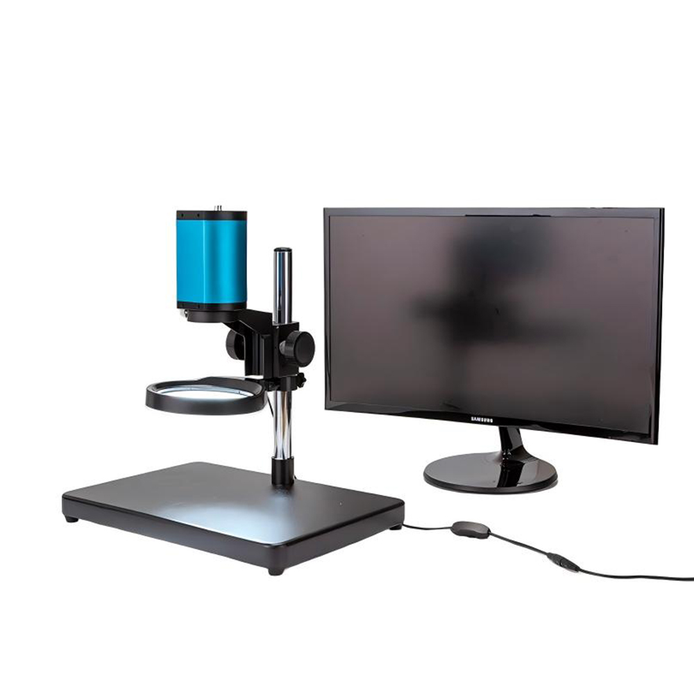 OEM Factory 4K Manual Focus 8MP Microscope Camera 28x Zoom IP20 Protection /LCD Display 1 Year Warranty for QC CE MSS-C-N313