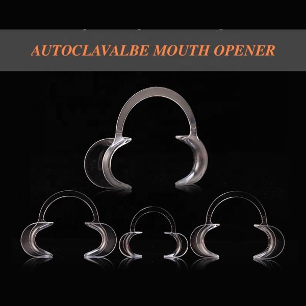 C Type Cheek Retractor Clear Blue Dental Orthodontic Tool