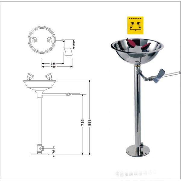 304 Stainless Steel Lab Casework Flow Control Regulator SGS Certification