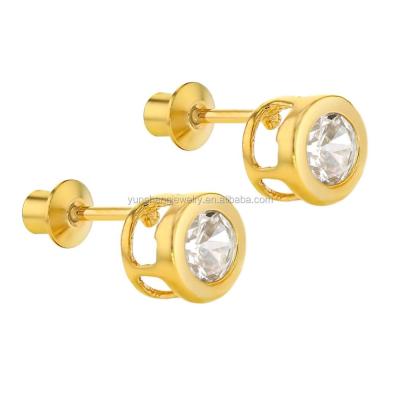 Des boucles d'oreilles en argent pour bébés et enfants 925