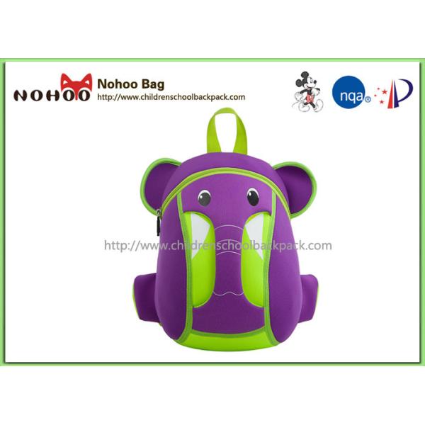 Waterproof Kids Animal Backpack , Personalised Toddler Backpack Elephant Style