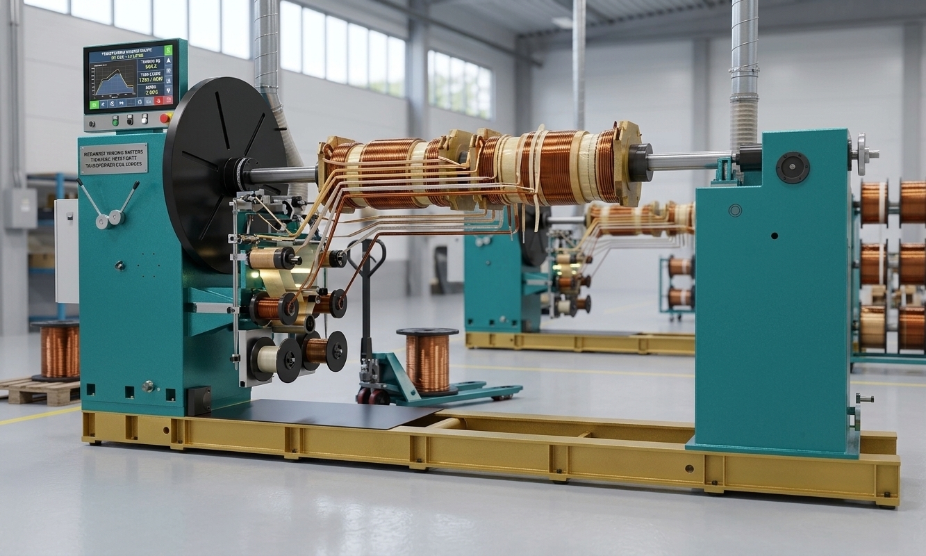 Economical Transformer Coil Winding Machine 600rpm Digital Counter Operation