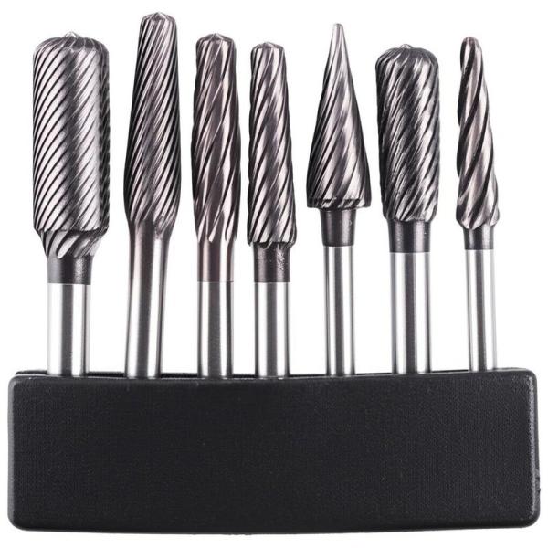 Carving Tungsten Carbide Cutter Cross Cut Rotary Burr Use Set