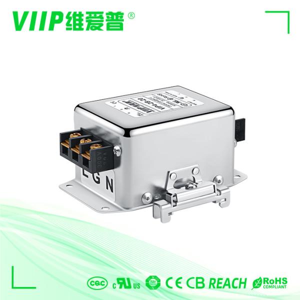 Single Phase EMC EMI Filter for LED Equipment with Common and Differential Mode Attenuation