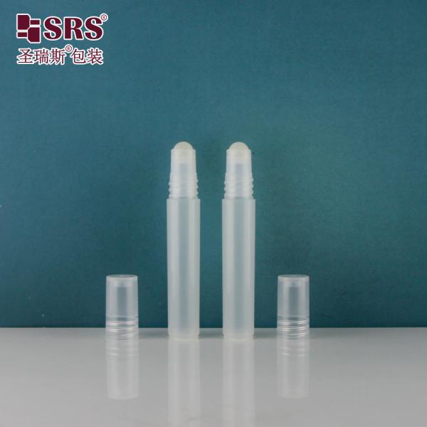 Elegant 7ml White Roll On Bottle For Essential Oil With Available Logo Printing