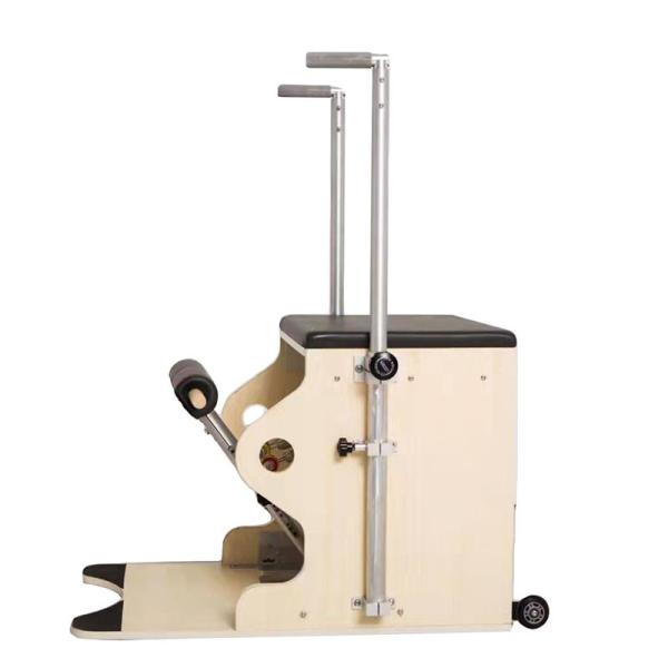 New arrival French pilates reformer wooden combo chair with wooden base