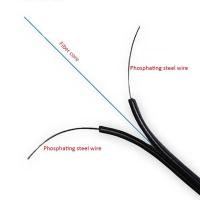 Bainha do fio de gota GJXH da fibra ótica do único modo FTTH G652D LSZH