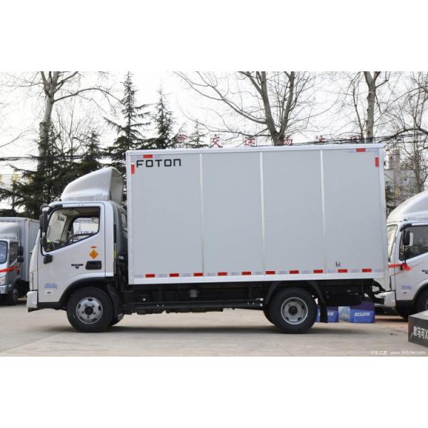 Beiqi Foton 158HP 4X2 4.14m Single-Row Van Light Truck Stock Hot Fukuda Omark S1 Chang Ying Version