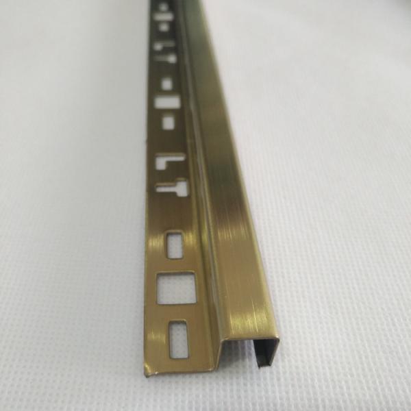 Factory Direct Stainless Steel Tile Trim For Wall Edges Decoration 304 High Quality Tile Edging Profiles Wall Edges