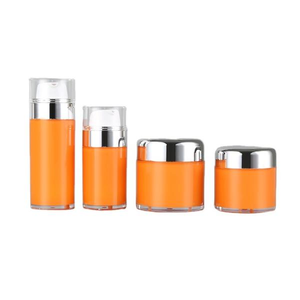 dupla camada de creme cosmética reta acrílica dos frascos de 30g 50g