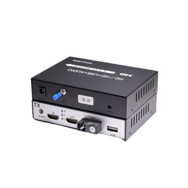 1080P 30Hz HDMI Over Fiber Optic Extender USB KVM HDMI Local Loop Stereo Audio TX RX Kit