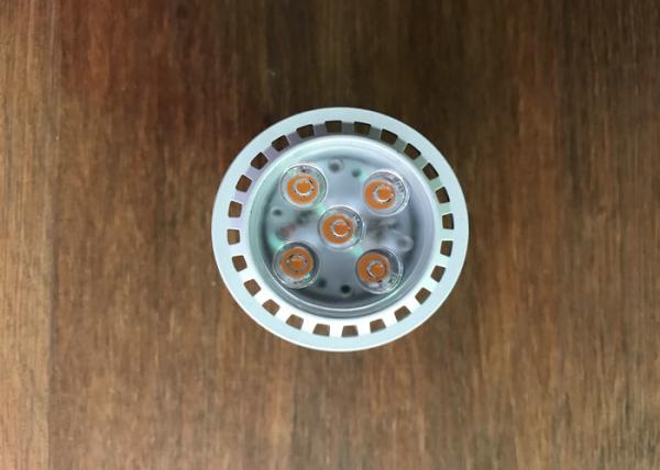 Dimmable DC12V 5W LED Spot Bulbs 3000K SMD3030 50mm 45 Degree 450LM