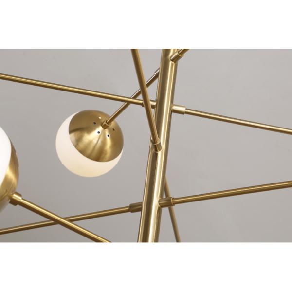 Люстра шарика матированного стекла ODM привесная светлая современная простая для ресторана комнаты прожития