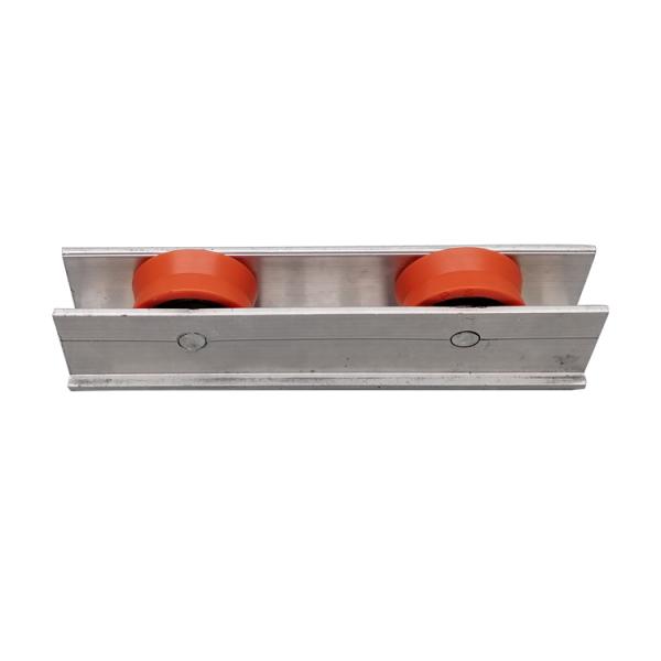 Low Friction Wardrobe Aluminum Sliding Door Track Wheels Rollers Pulley 100kg