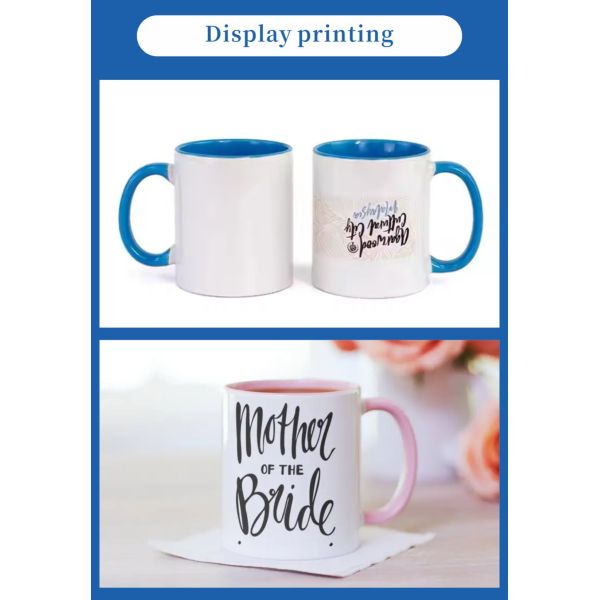 Factory Direct 11oz Double-Color Sublimation for Mugs Gradient Design Glass Cups for Promotional & Business Gifts