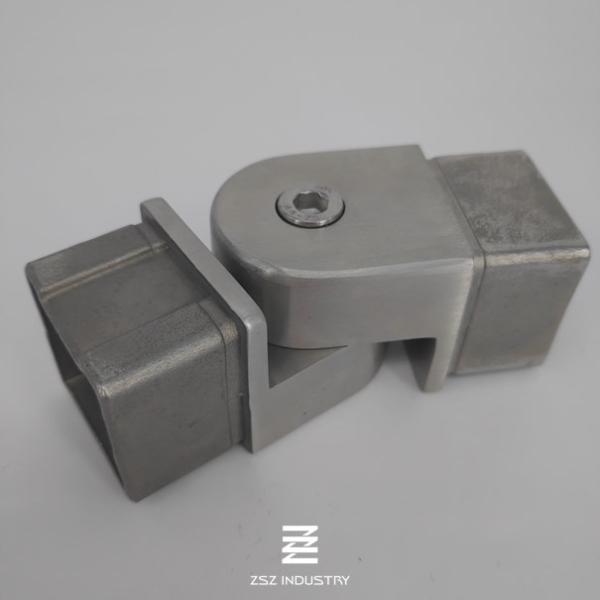 Adjustable Flush Handrail Elbows For Stainless Steel Railing Tube Connector