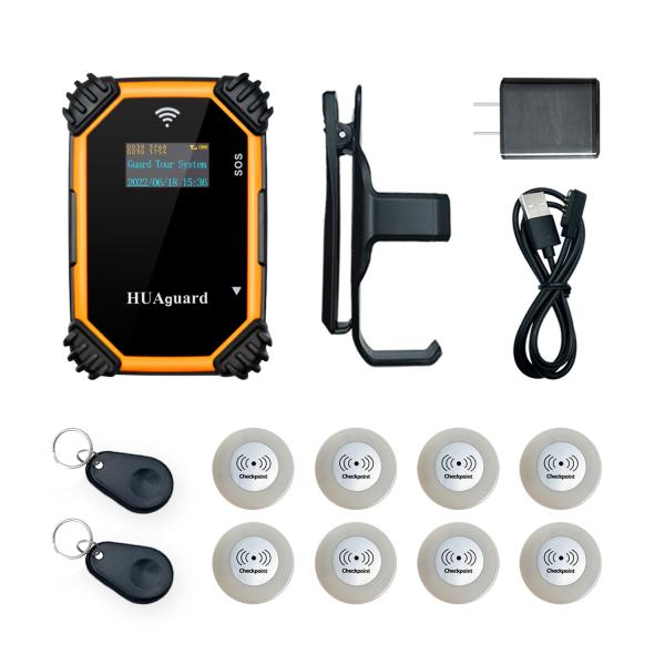 Версия системы 125kHz 4G контрольно-пропускного пункта охранника сети RFID GPRS