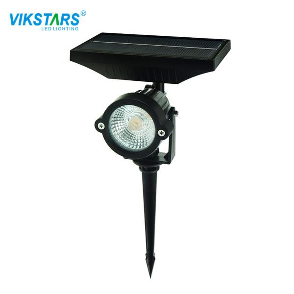 4x5W Spikes Solar Powered Spot Garden Lights for yard courtyard