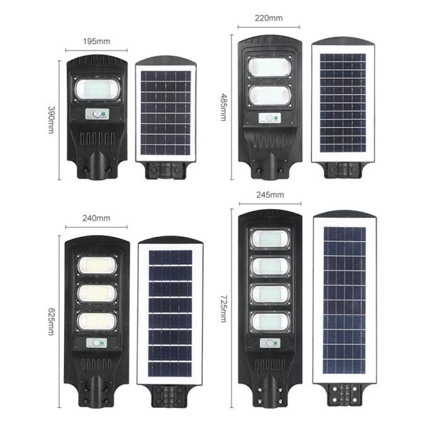 8AH 3.2V Battery Solar Street Security Lights power LED Lamps for Commercial Areas