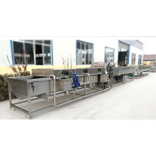 100-500kg/H Ozone Fruit And Vegetable Washer For Cleaning Carrots And Cassava