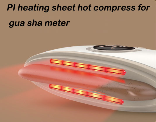 película de la calefacción del Polyimide del tablero de Gua Sha del instrumento de la belleza de la hoja de la calefacción de 6*50m m pi