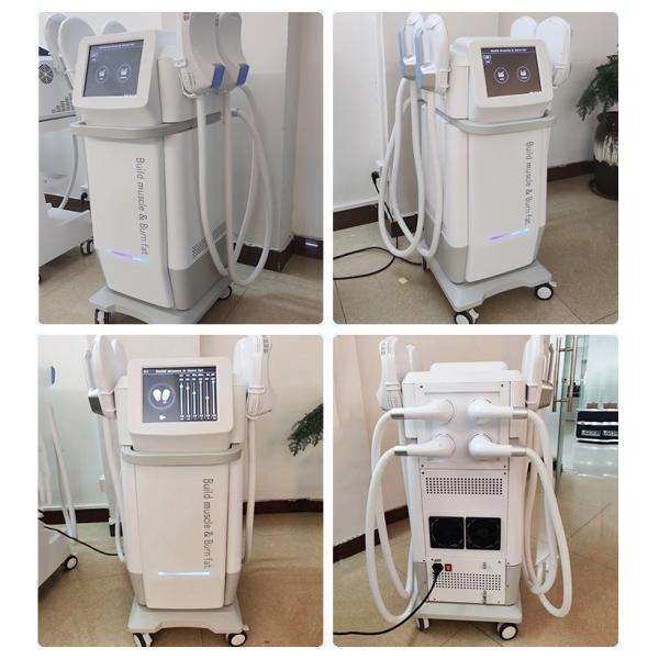 RF 4 Handles Tesla EMS Body Sculpting Machine High Intensity Focused Magnetic