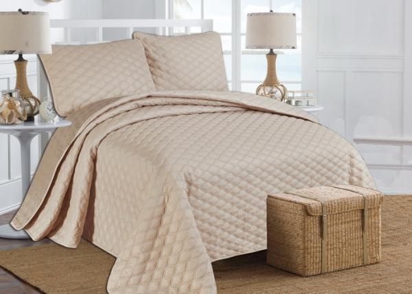 Grupos da propagação da cama de flor da edredão de retalhos da forma com saia da gota, cobertor 220*220CM