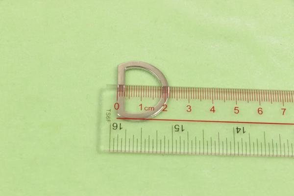 Nongranule Decorative Clothing Buttons 25mm Long D Shaped White Color