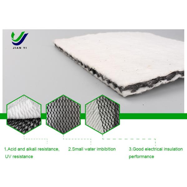 Réseau de drainage composite géotechnique Résistance chimique 2m-6m Largeur Drainage des structures souterraines Pour jardin et route
