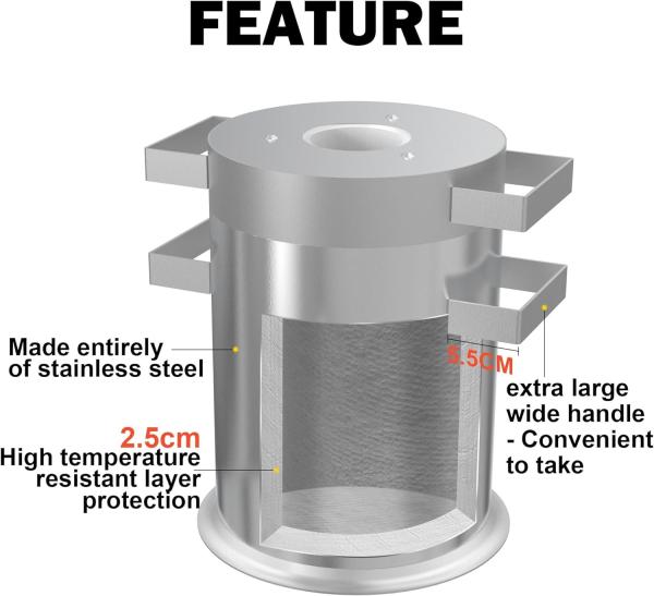 Melting Furnace Kit with Two Crucible Tongs, Crucible, Ingot Mold and Gloves, Home Smelting Furnace for Melting Metal