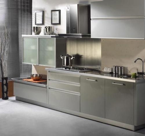 Waterproof Stainless Steel Pantry Cabinet Metal Kitchen Sink Cabinet