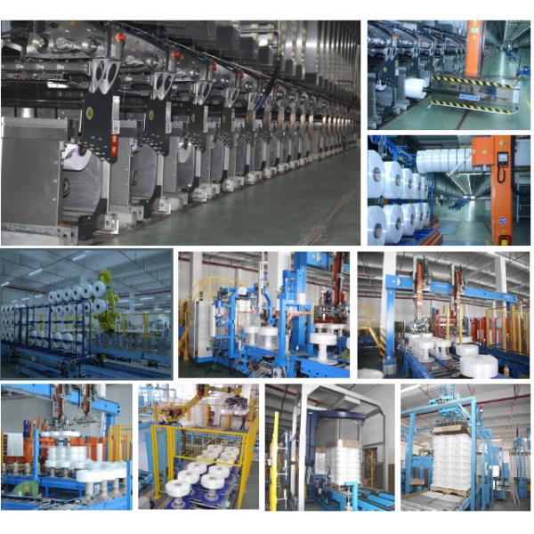 Black FDY Polyester Yarn 300D/96F 600D/192F Bright