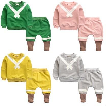 High quality wholesale kids sweat suits children boutique clothing sets