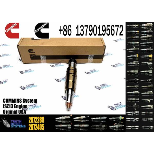 New Construction Machinery Fuel Injector Compatible ISZ13 Diesel 2031836 2872289 2086663 2058444PX for CUMMINS Diesel Engine