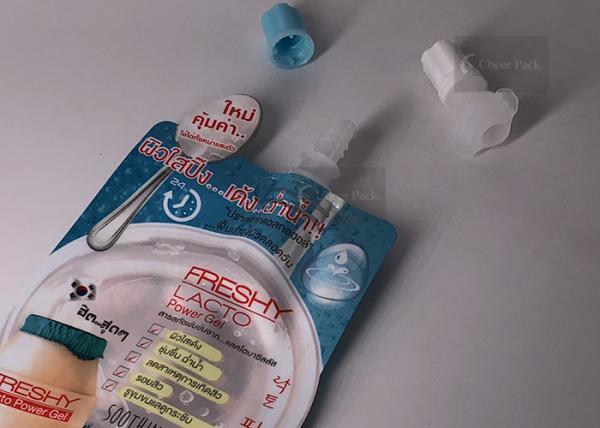 Produto comestível plástico pequeno com materiais do PE, cor branca dos tampões do bico do diâmetro 5mm