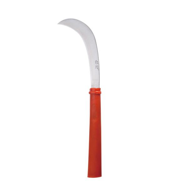 PP Handle Banana Steel Harvesting Sickle Curved Fruit Knife 57HRC Non Changeable