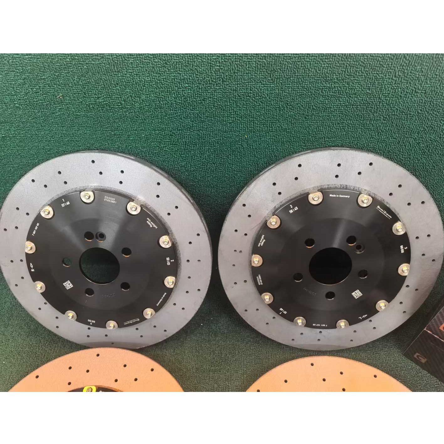 Carbon Ceramic Brake Disc 420mm Rotor For Audi RS6 RS7 Porsche Top Hot Selling Carbon Ceramic Brake Disc Kit For BMW Car Part Premium Performance Brake Discs