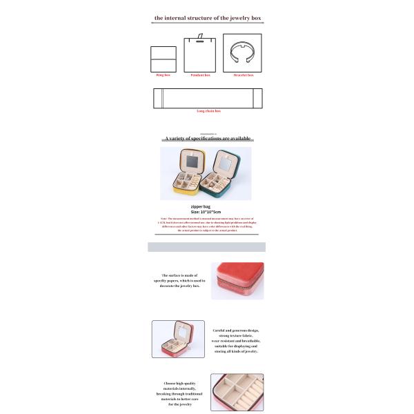 Organiseur de bijoux en velours multi-couleurs à usage général