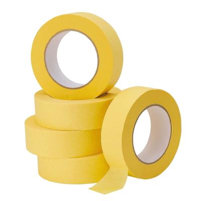 Automotive Body Shop Crepe Painters Masking Tape With 120 Degree Temperature Resistance