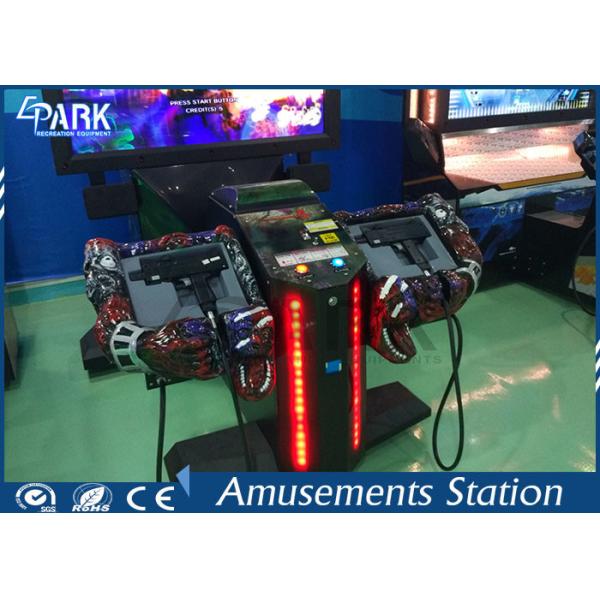 300W Indoor Shooting Game Machines / Zombie Arcade Machine HD Monitor